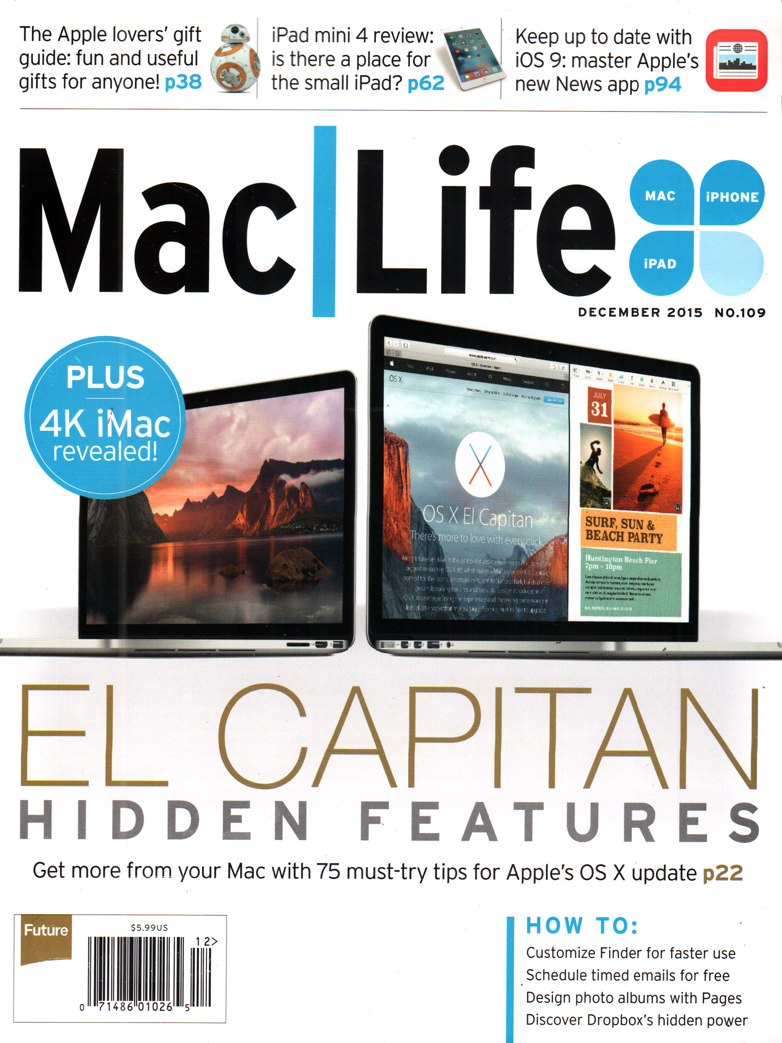 Mac-|-Life December 01, 2015 Issue Cover
