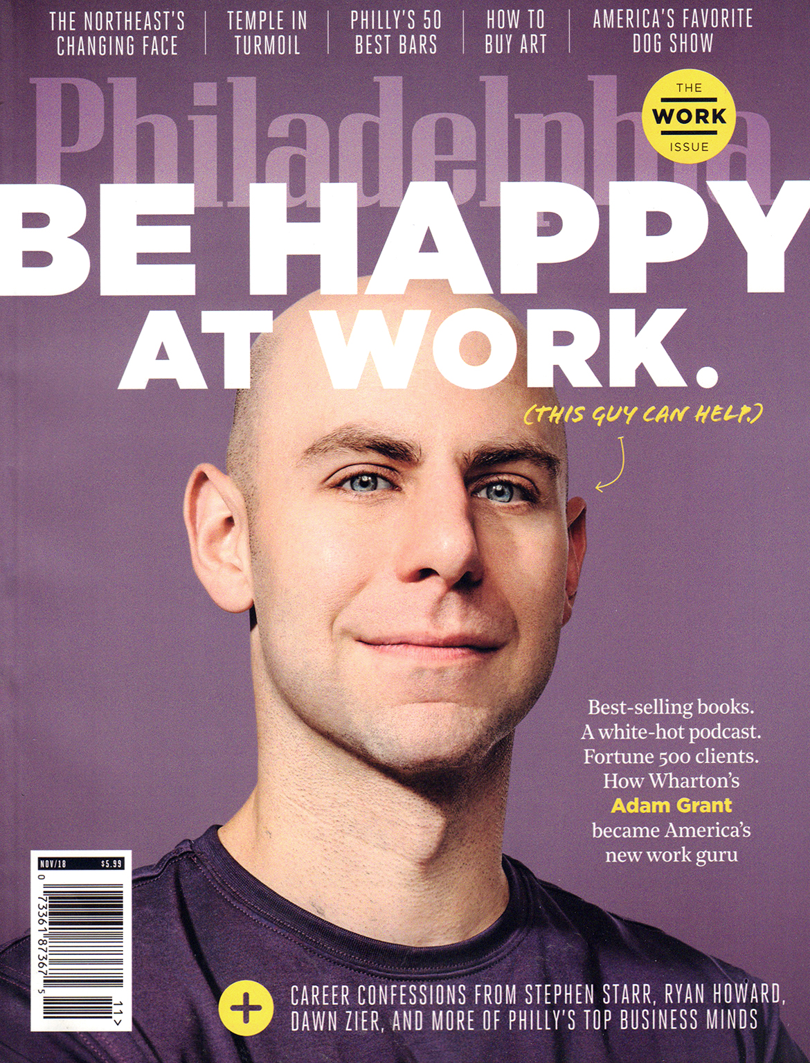 Philadelphia-Magazine November 01, 2018 Issue Cover