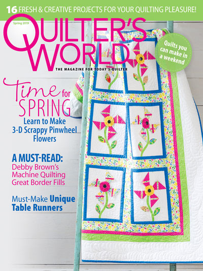Quilters-World March 01, 2019 Issue Cover