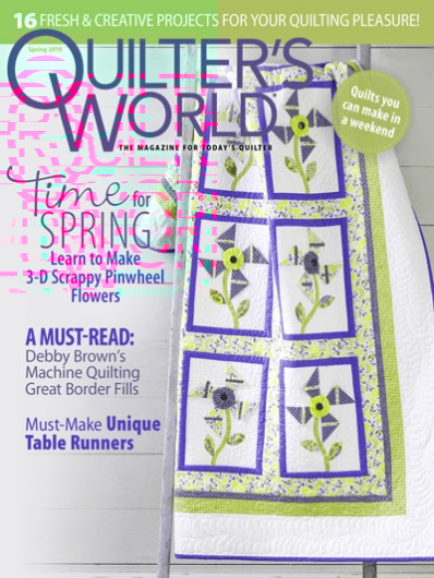 Quilter's World March 01, 2019 Issue Cover