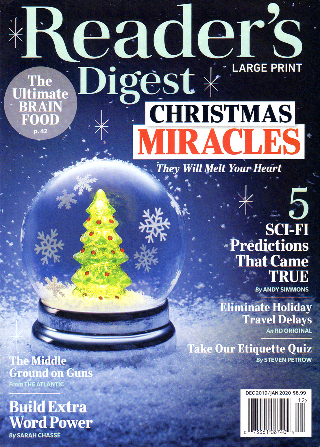 Readers-Digest---Large-Print-Edition December 01, 2019 Issue Cover