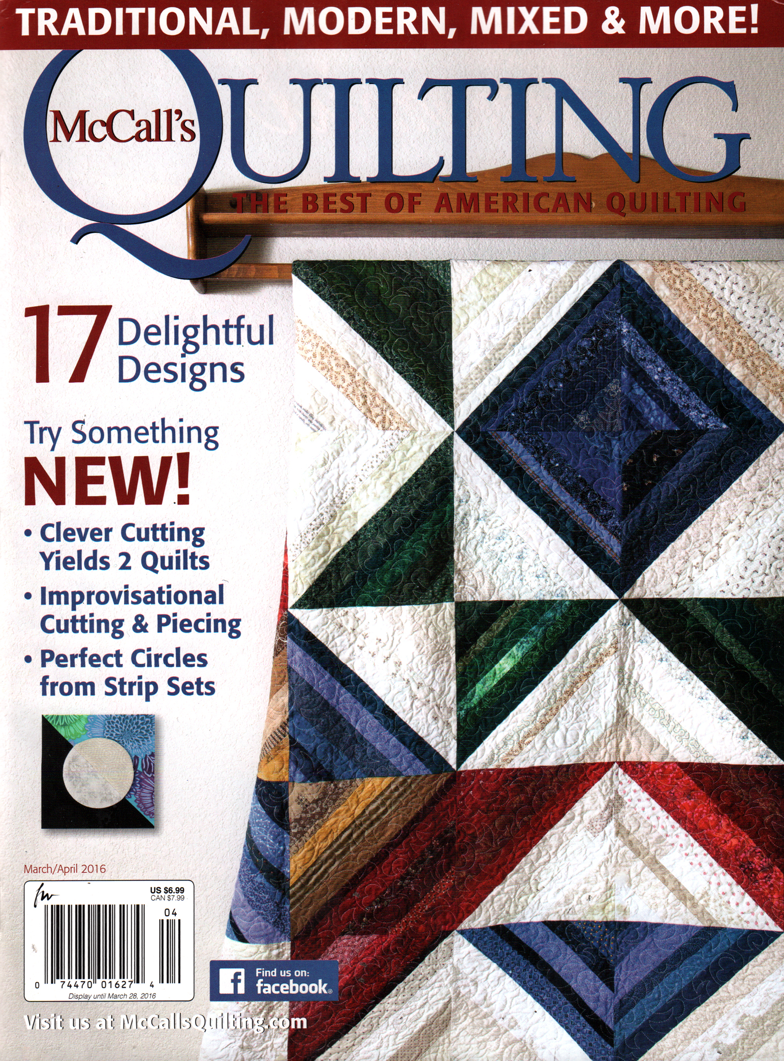 mccalls-quilting March 01, 2016 Issue Cover