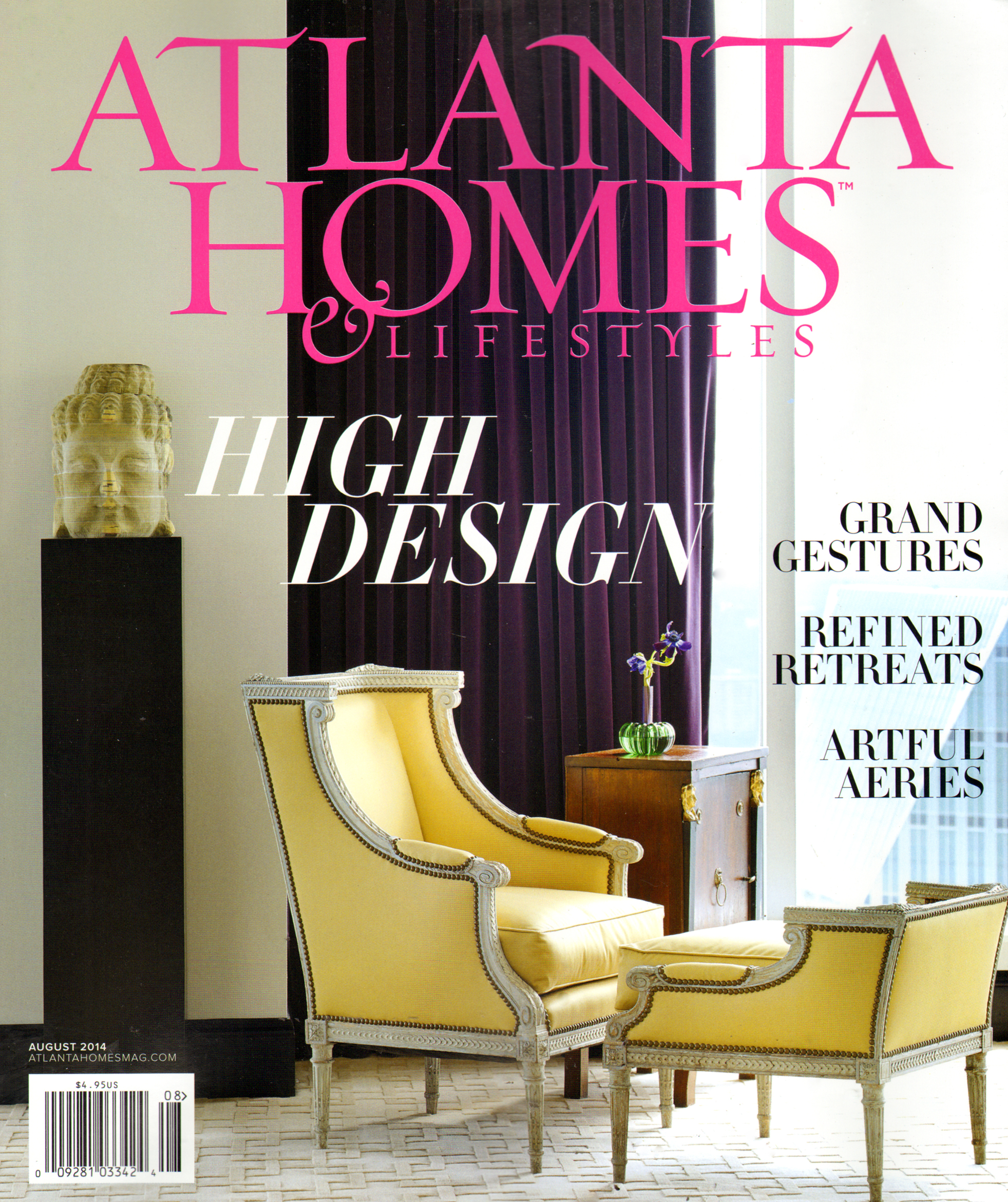 Atlanta-Homes-and-Lifestyles August 01, 2014 Issue Cover