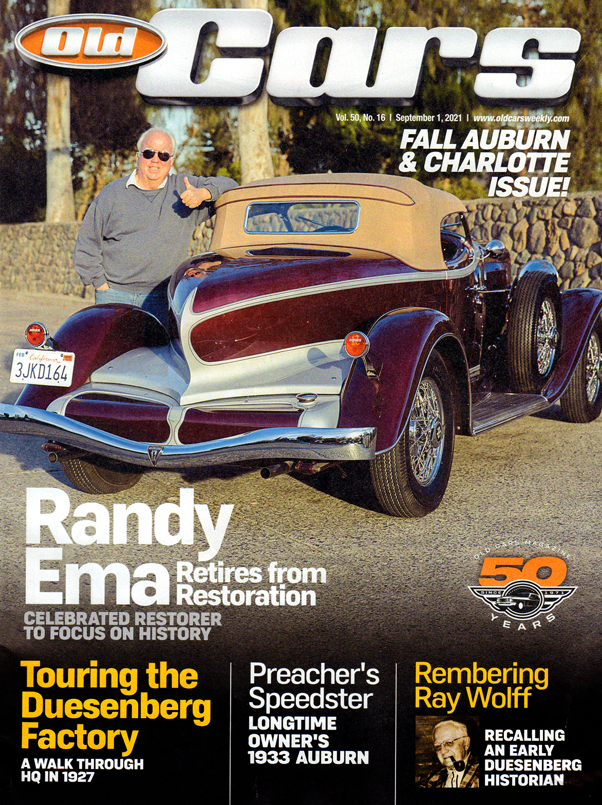 Old-Cars September 01, 2021 Issue Cover