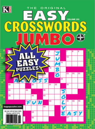 Easy Crosswords Jumbo Magazine Subscription