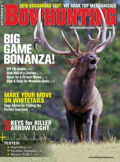 Petersen's Bowhunting September 01, 2018 Issue Cover