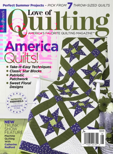Fons & Porter's Love of Quilting July 01, 2017 Issue Cover