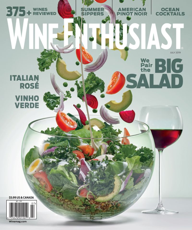 Wine-Enthusiast July 01, 2019 Issue Cover