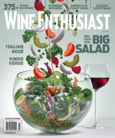 Wine Enthusiast July 01, 2019 Issue Cover