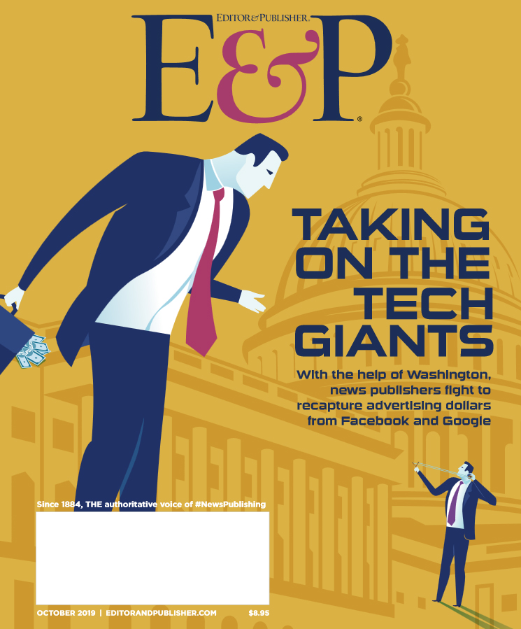 Editor-and-Publisher October 01, 2019 Issue Cover