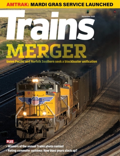 Trains November 01, 2025 Issue Cover