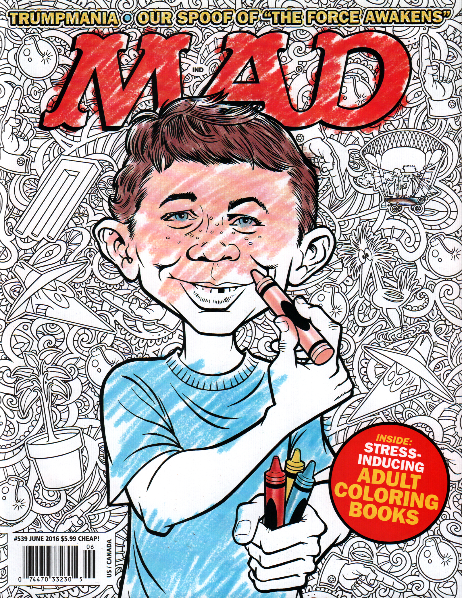 Mad-Magazine June 01, 2016 Issue Cover