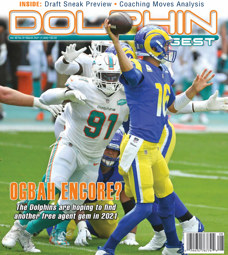 Dolphin-Digest March 01, 2021 Issue Cover