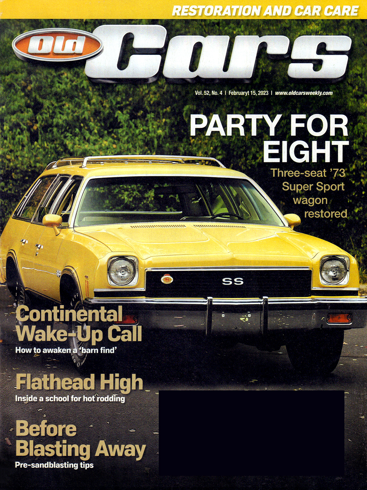 Old-Cars February 15, 2023 Issue Cover