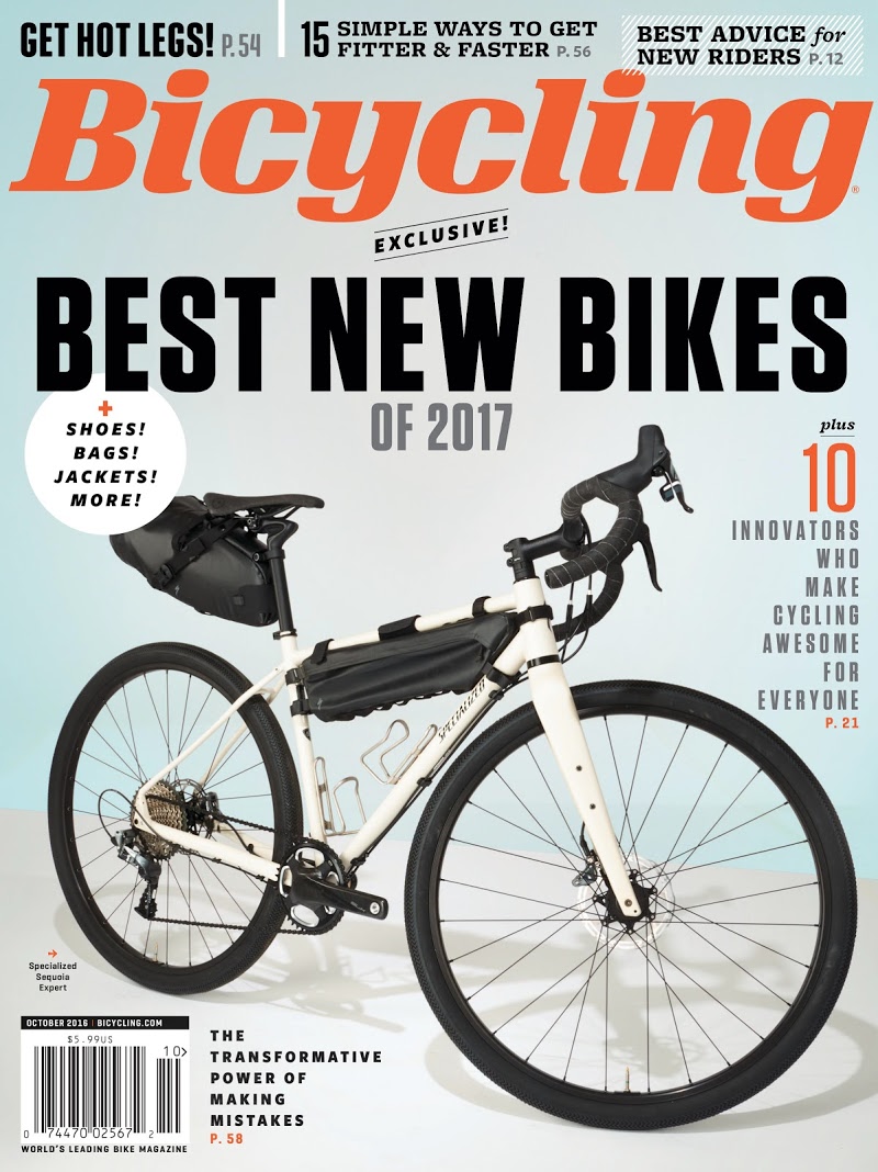 Bicycling October 01, 2016 Issue Cover