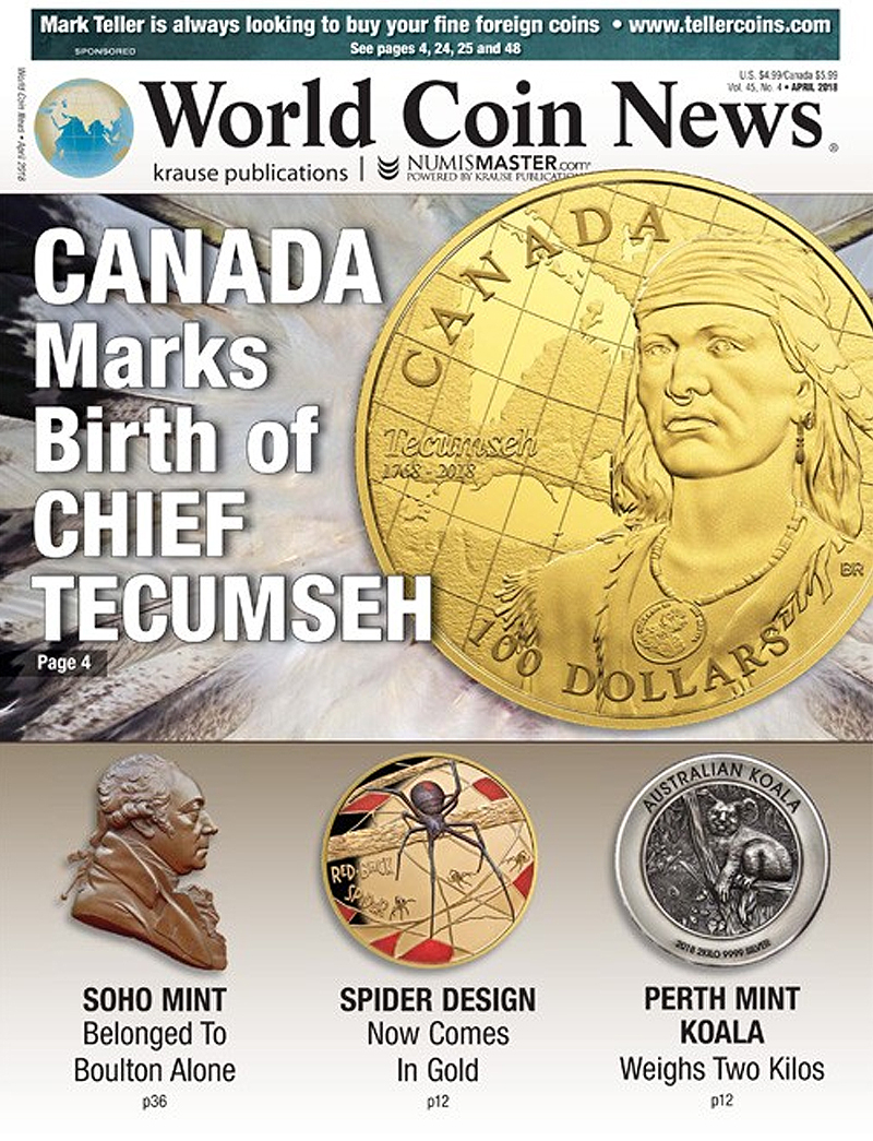 World-Coin-News April 01, 2018 Issue Cover