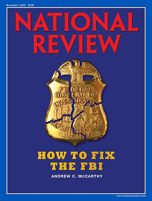 National-Review November 07, 2022 Issue Cover