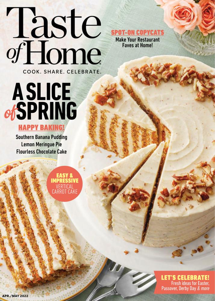 Taste-of-Home April 01, 2022 Issue Cover