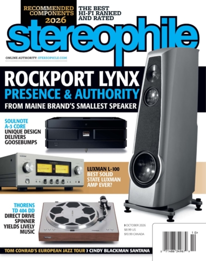 Stereophile October 01, 2026 Issue Cover