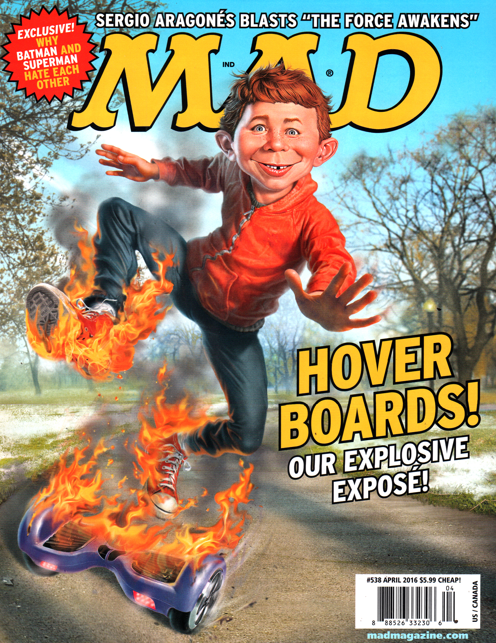 Mad-Magazine April 01, 2016 Issue Cover