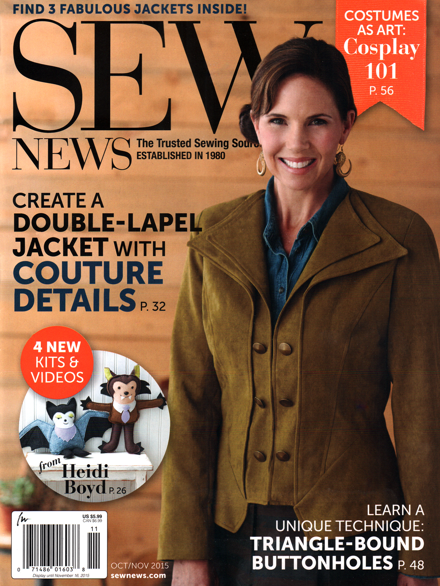 Sew-News October 01, 2015 Issue Cover