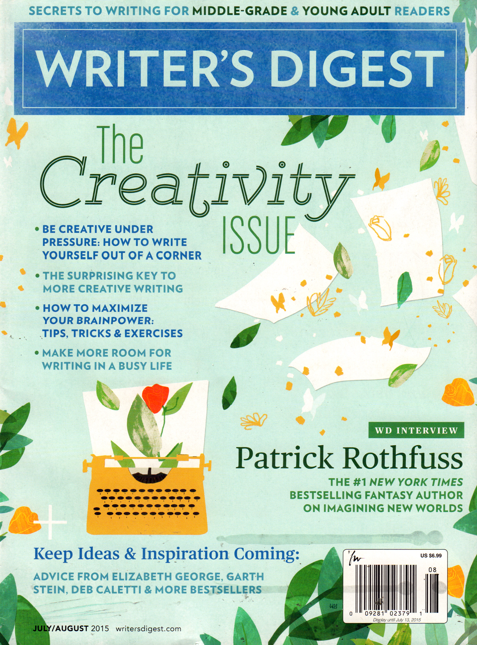 Writers-Digest July 01, 2015 Issue Cover