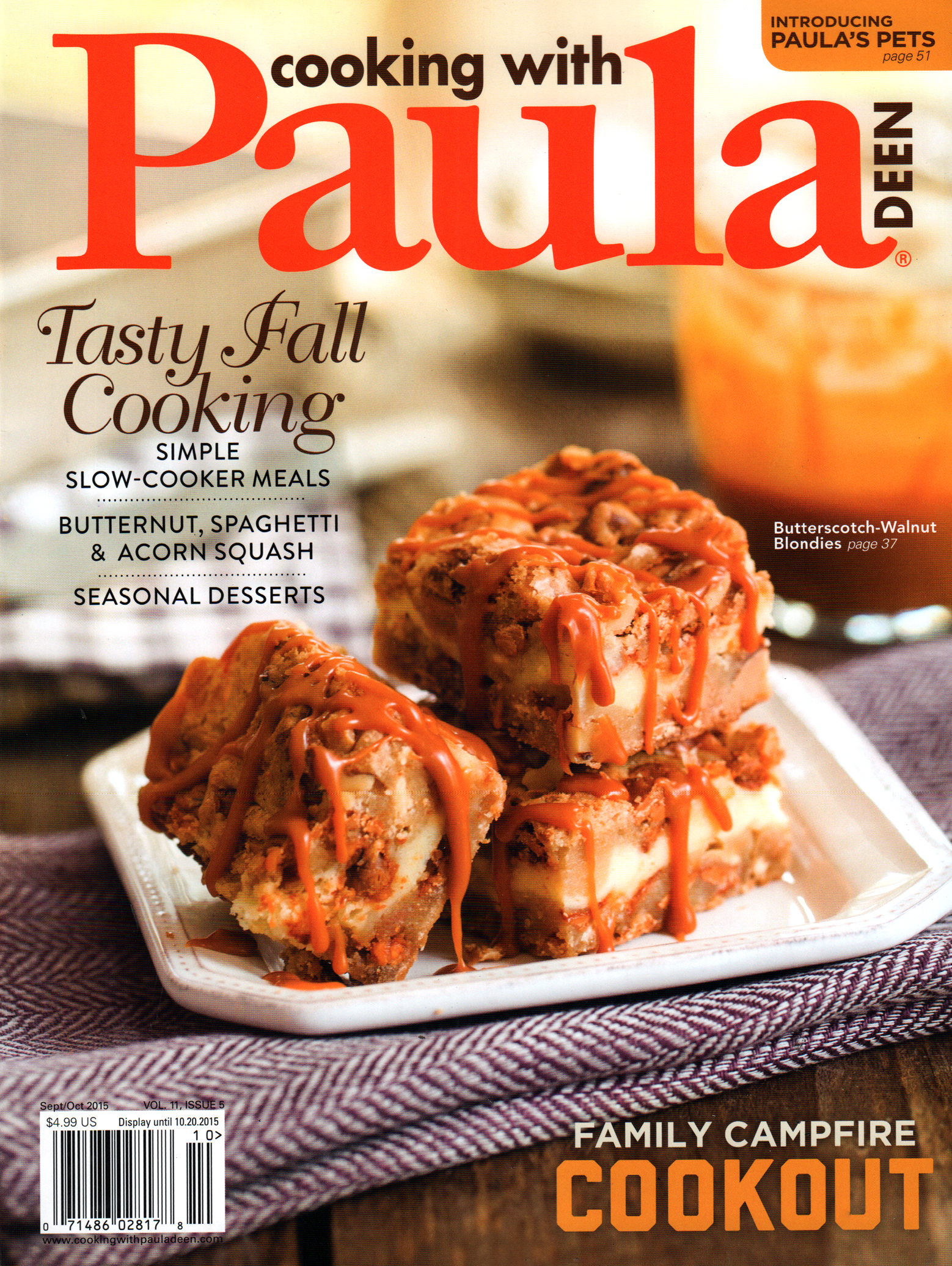 Cooking-With-Paula-Deen September 01, 2015 Issue Cover
