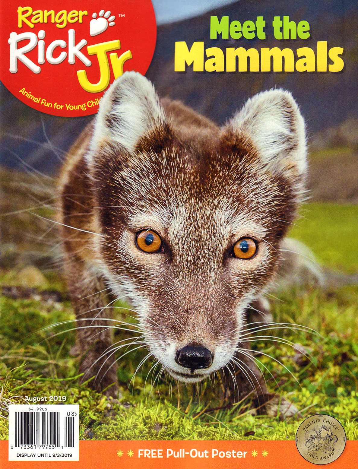 Ranger-Rick-Jr August 01, 2019 Issue Cover