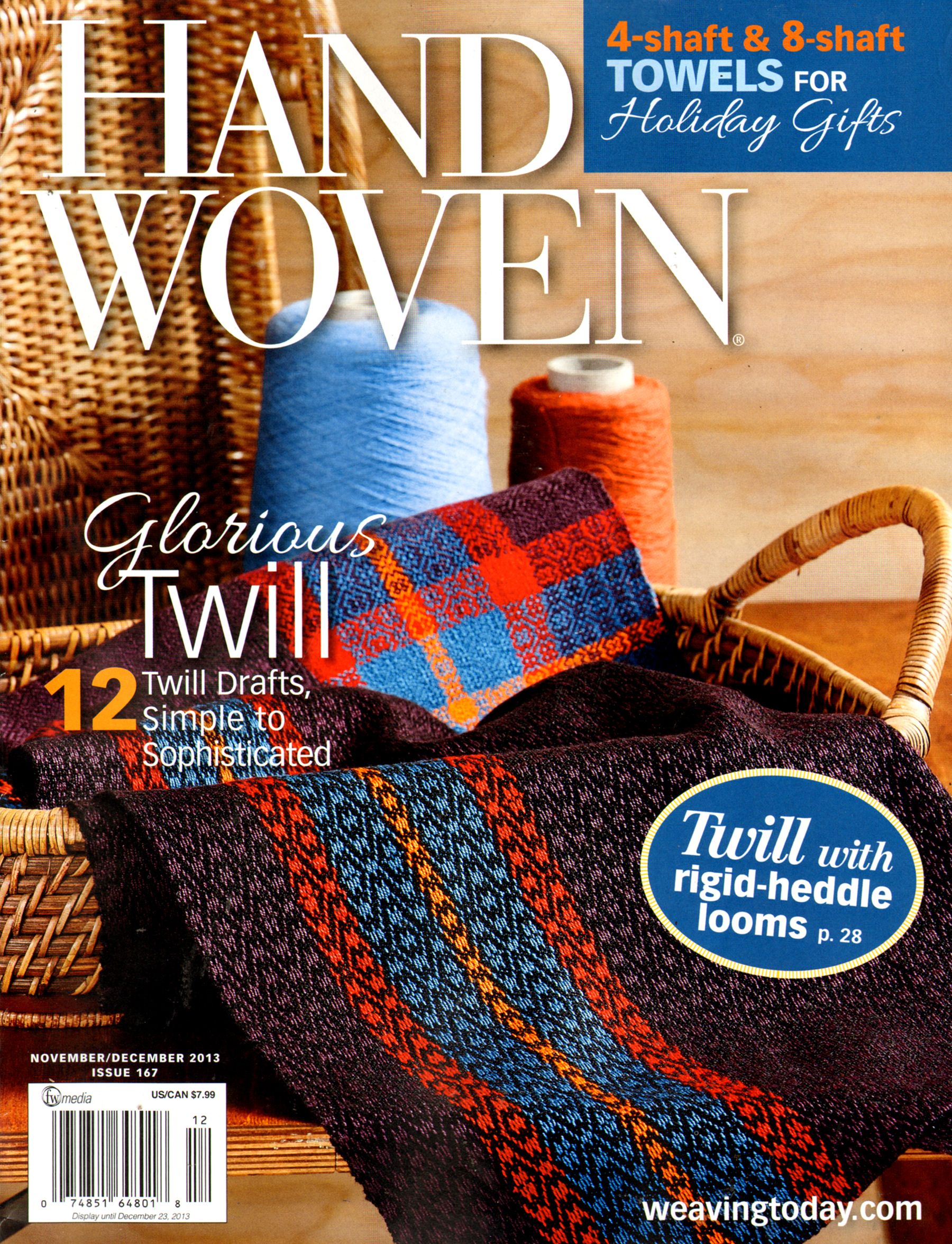 Handwoven November 01, 2013 Issue Cover