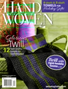 Handwoven November 01, 2013 Issue Cover