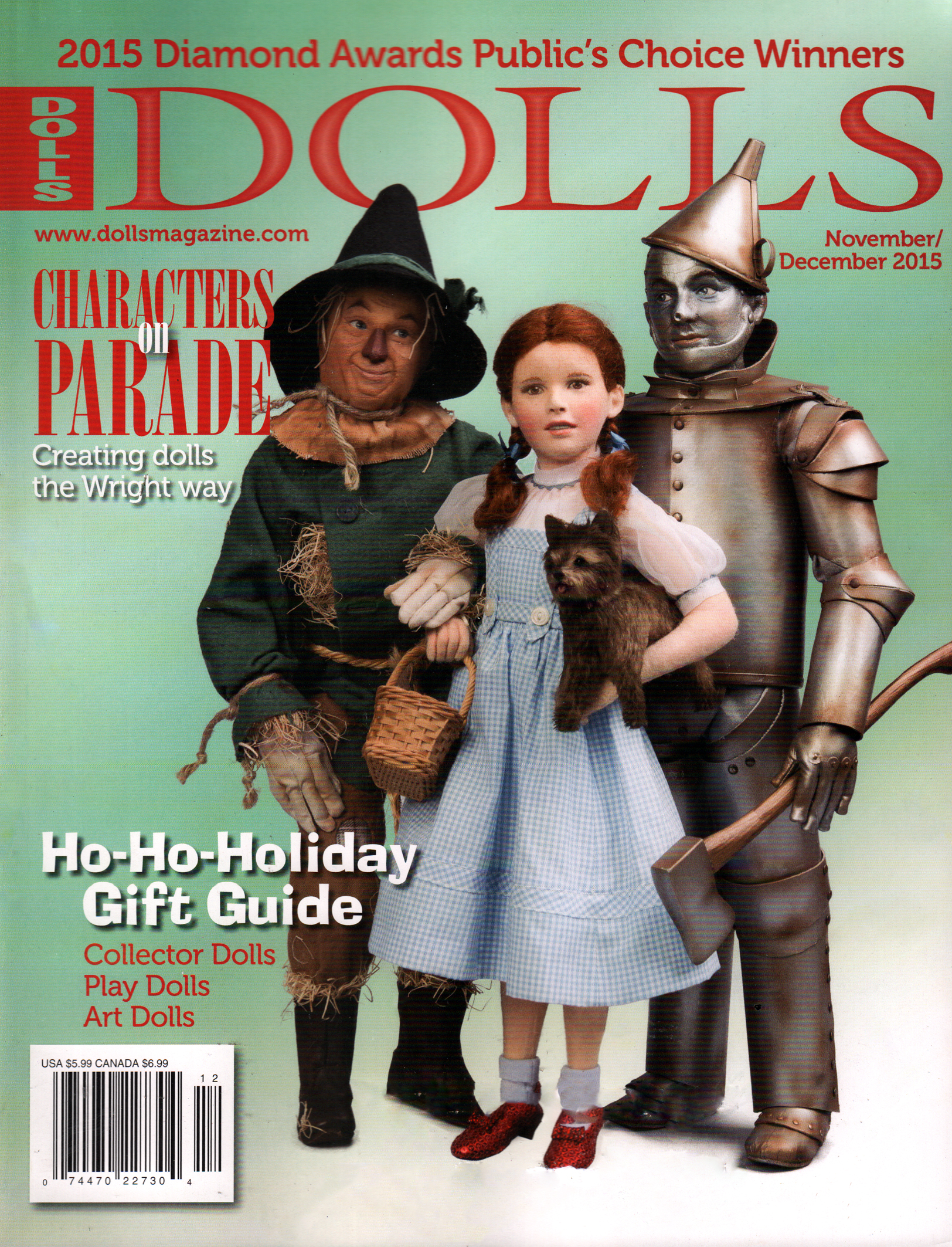 Dolls November 01, 2015 Issue Cover