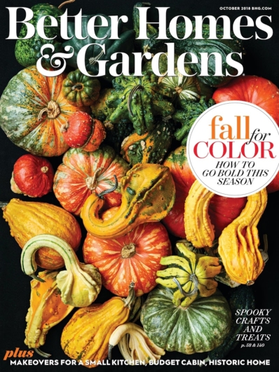 Better Homes & Gardens October 01, 2018 Issue Cover