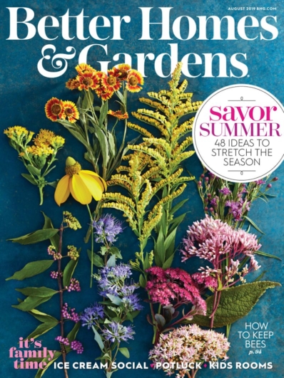 Better Homes & Gardens August 01, 2019 Issue Cover