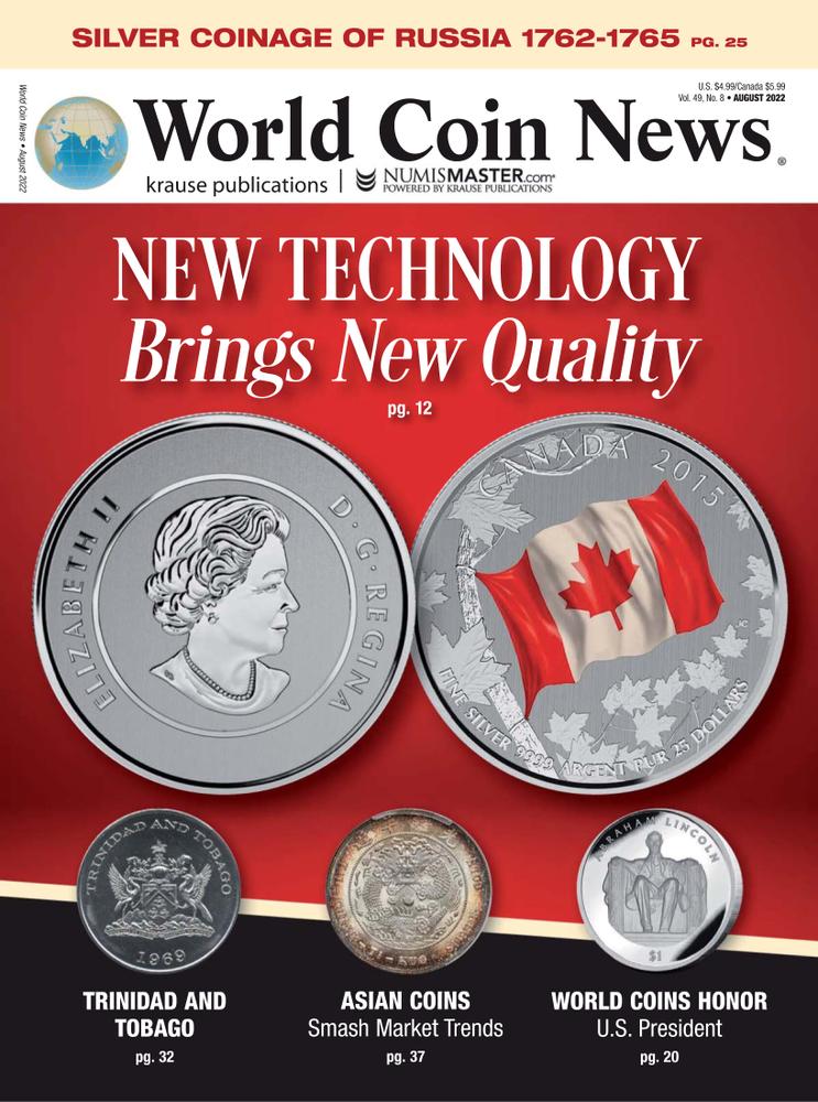 World-Coin-News August 01, 2022 Issue Cover