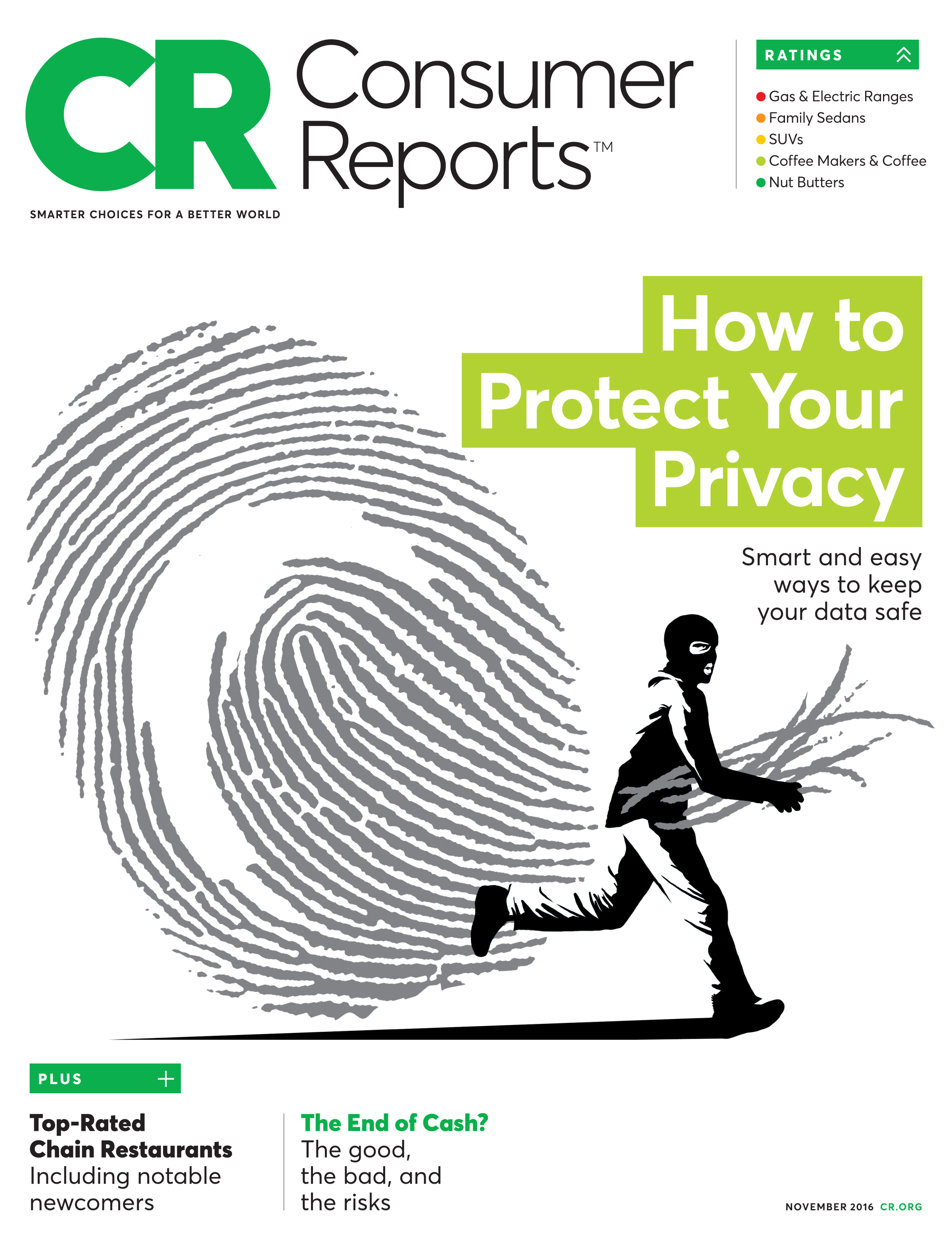 Consumer-Reports November 01, 2016 Issue Cover
