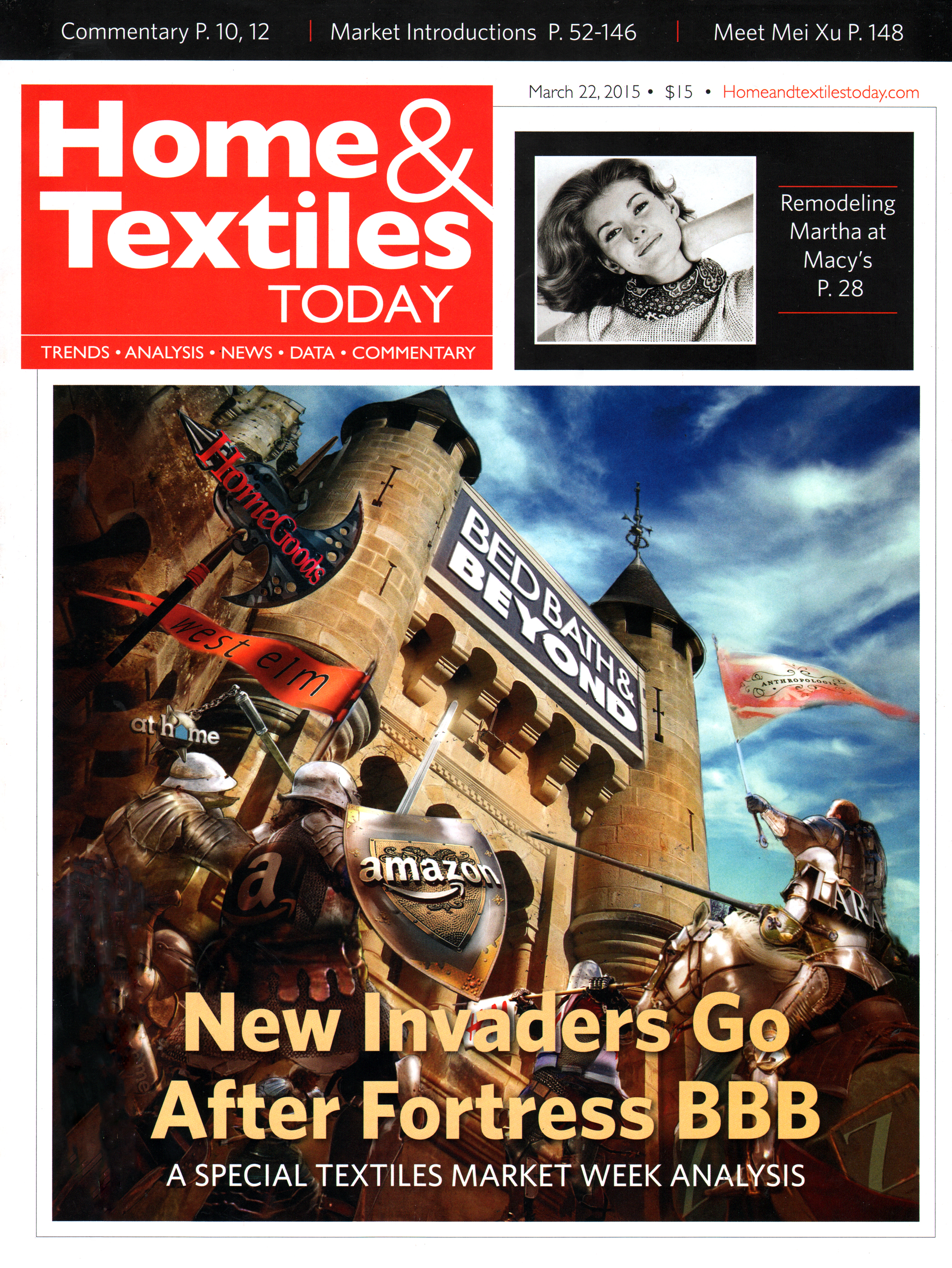 Home-Textiles-Today March 22, 2015 Issue Cover