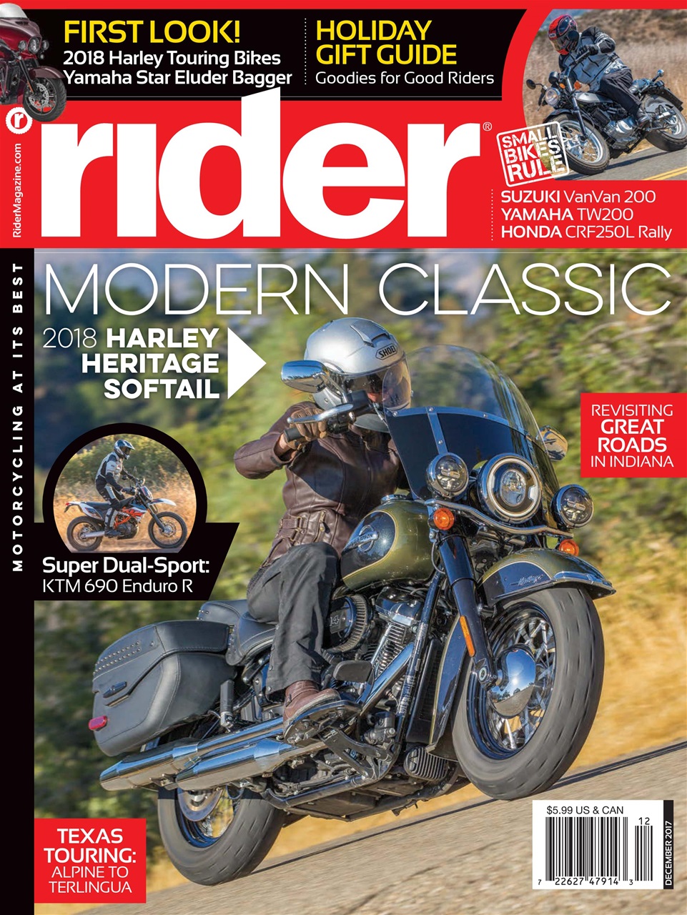 rider December 01, 2017 Issue Cover