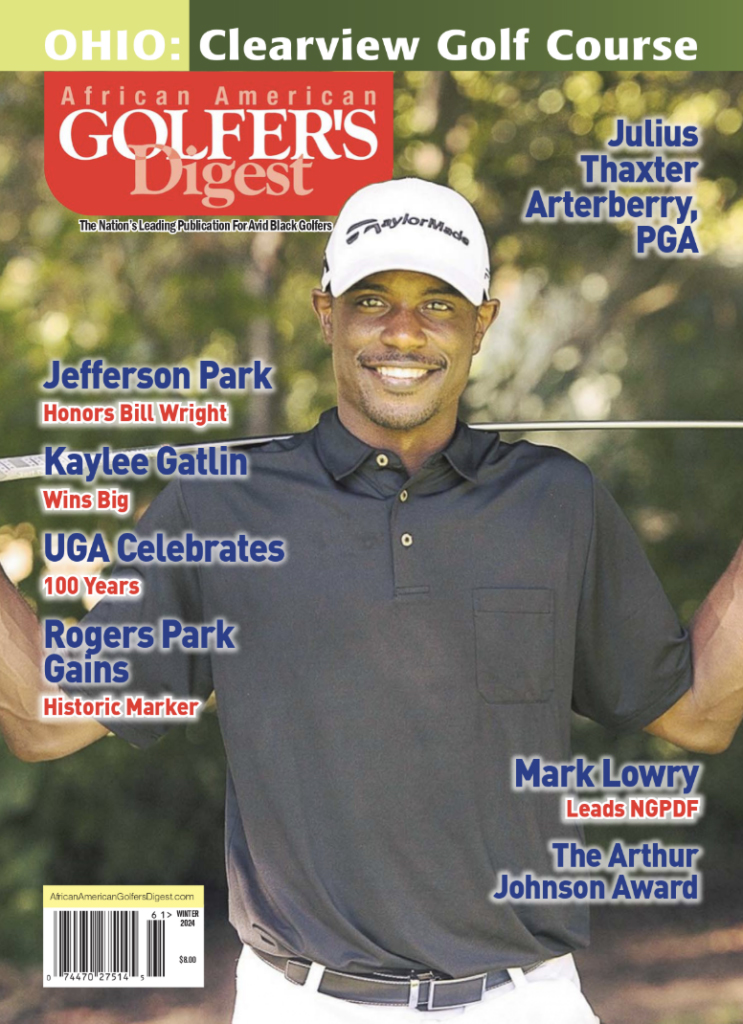 African Amercian Golfer's Digest December 01, 2024 Issue Cover
