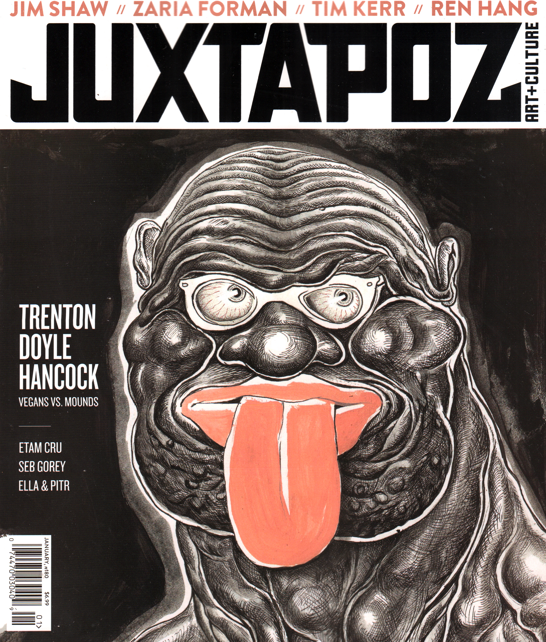 Juxtapoz January 01, 2016 Issue Cover