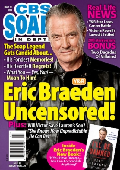 CBS Soaps In Depth March 20, 2017 Issue Cover