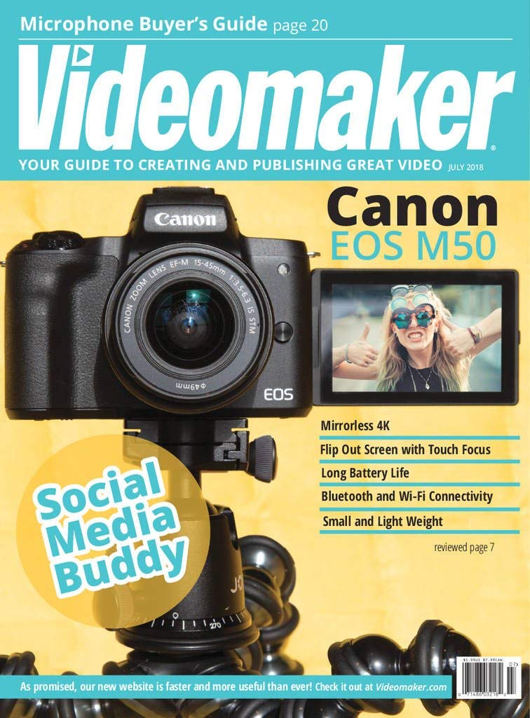 Videomaker July 01, 2018 Issue Cover