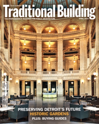 Traditional Building April 01, 2016 Issue Cover