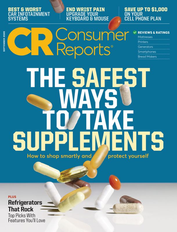 Consumer-Reports September 01, 2020 Issue Cover