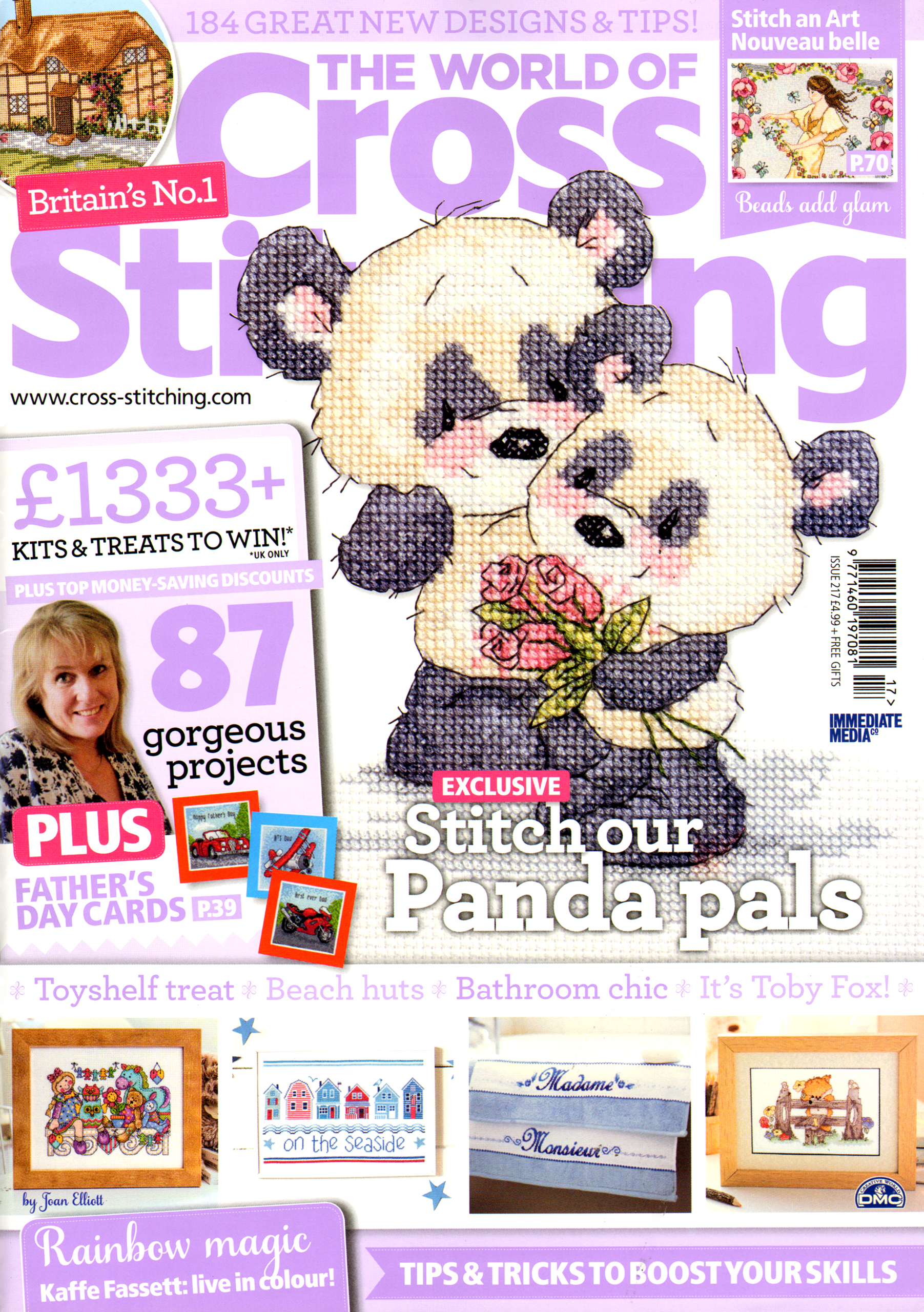 The-World-of-Cross-Stitching July 01, 2014 Issue Cover