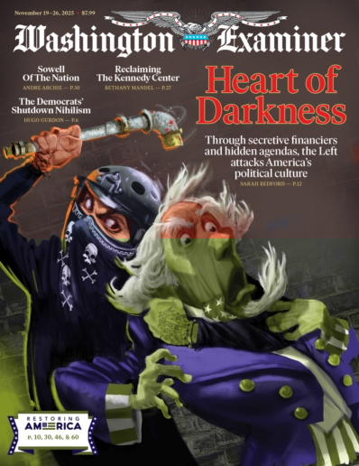 Washington Examiner November 19, 2025 Issue Cover