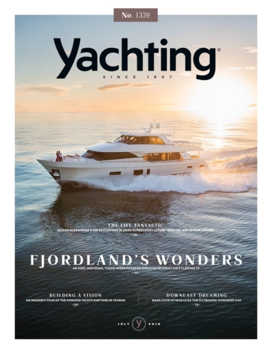 Yachting July 01, 2018 Issue Cover
