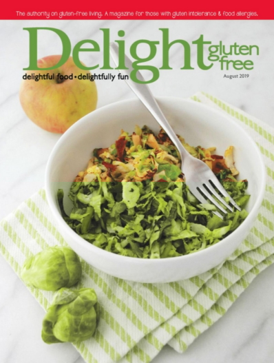 Delight Gluten Free August 01, 2019 Issue Cover