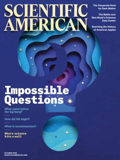 Scientific American October 01, 2026 Issue Cover
