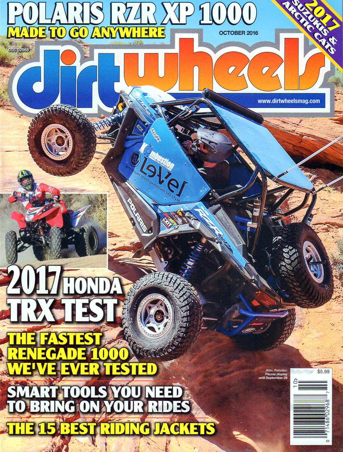 Dirt-Wheels October 01, 2016 Issue Cover