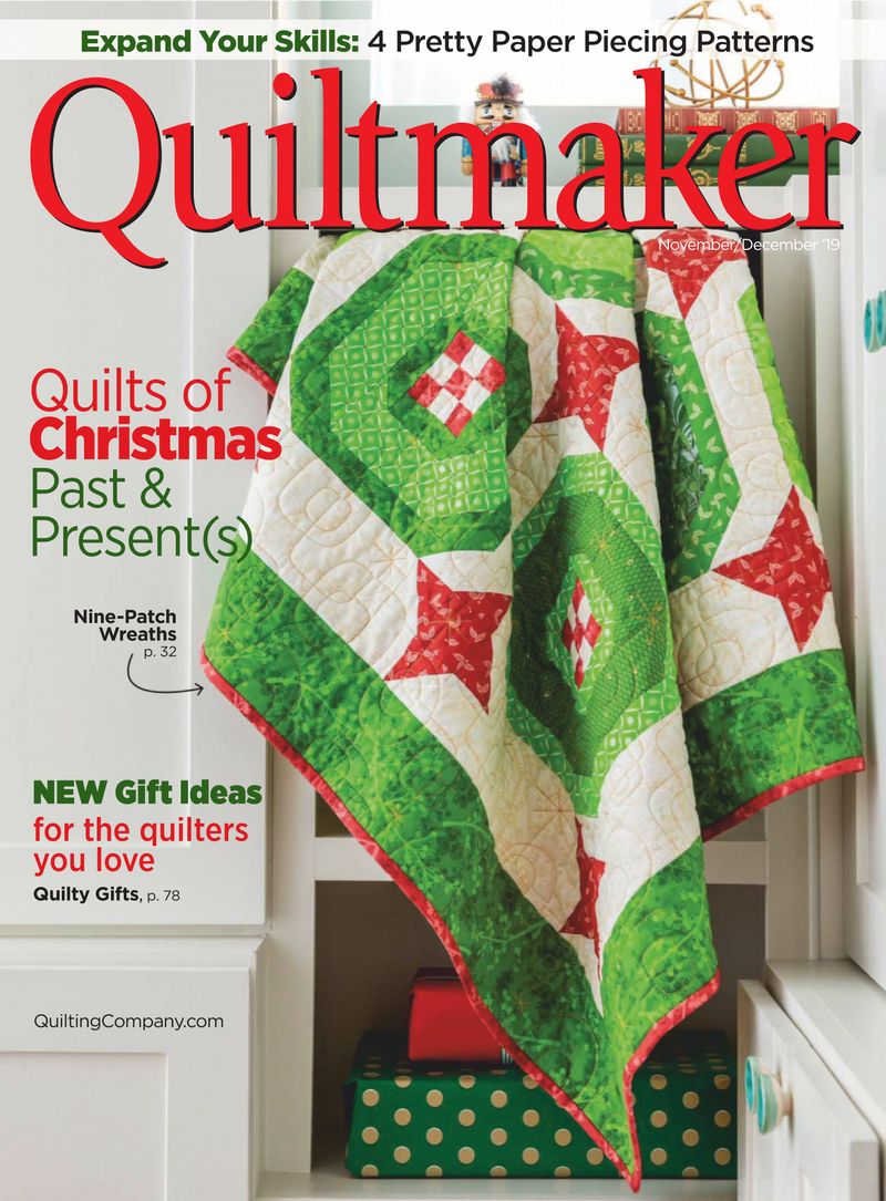 Quiltmaker November 01, 2019 Issue Cover